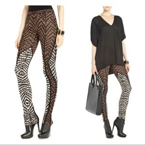 BCBGMAXAZRIA Cameron Geometric leggings